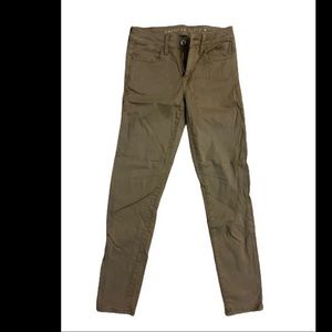 American eagle super stretch khakis size 0
